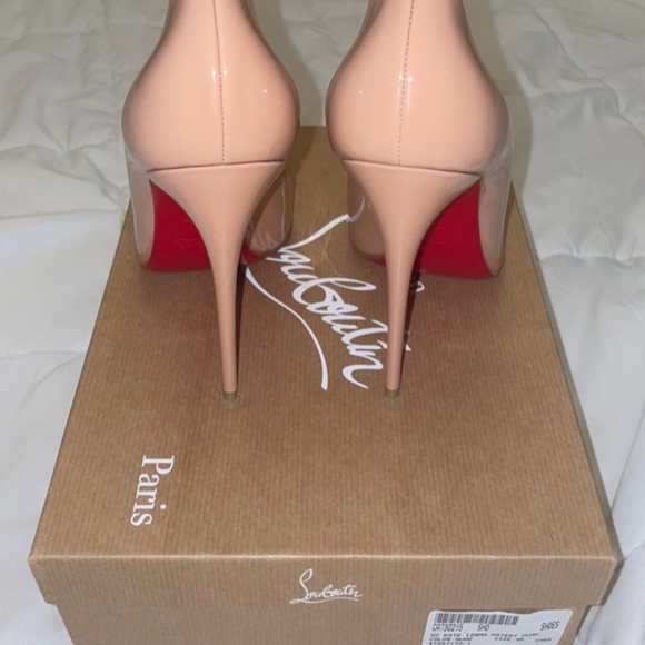 Christian Louboutin so kate patent nude heels - Picture 6 of 9